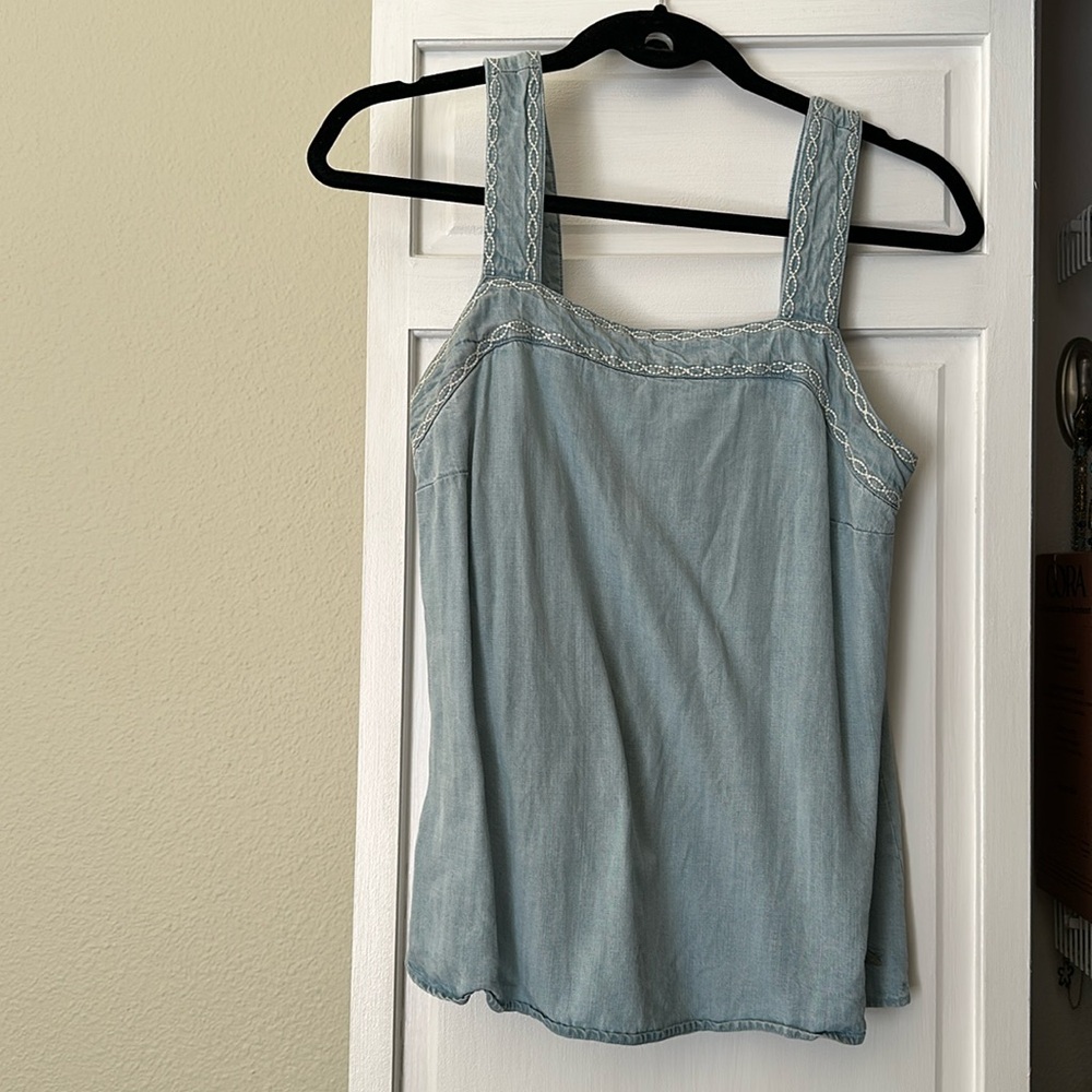Eddie Bauer Chambray Tank Top
